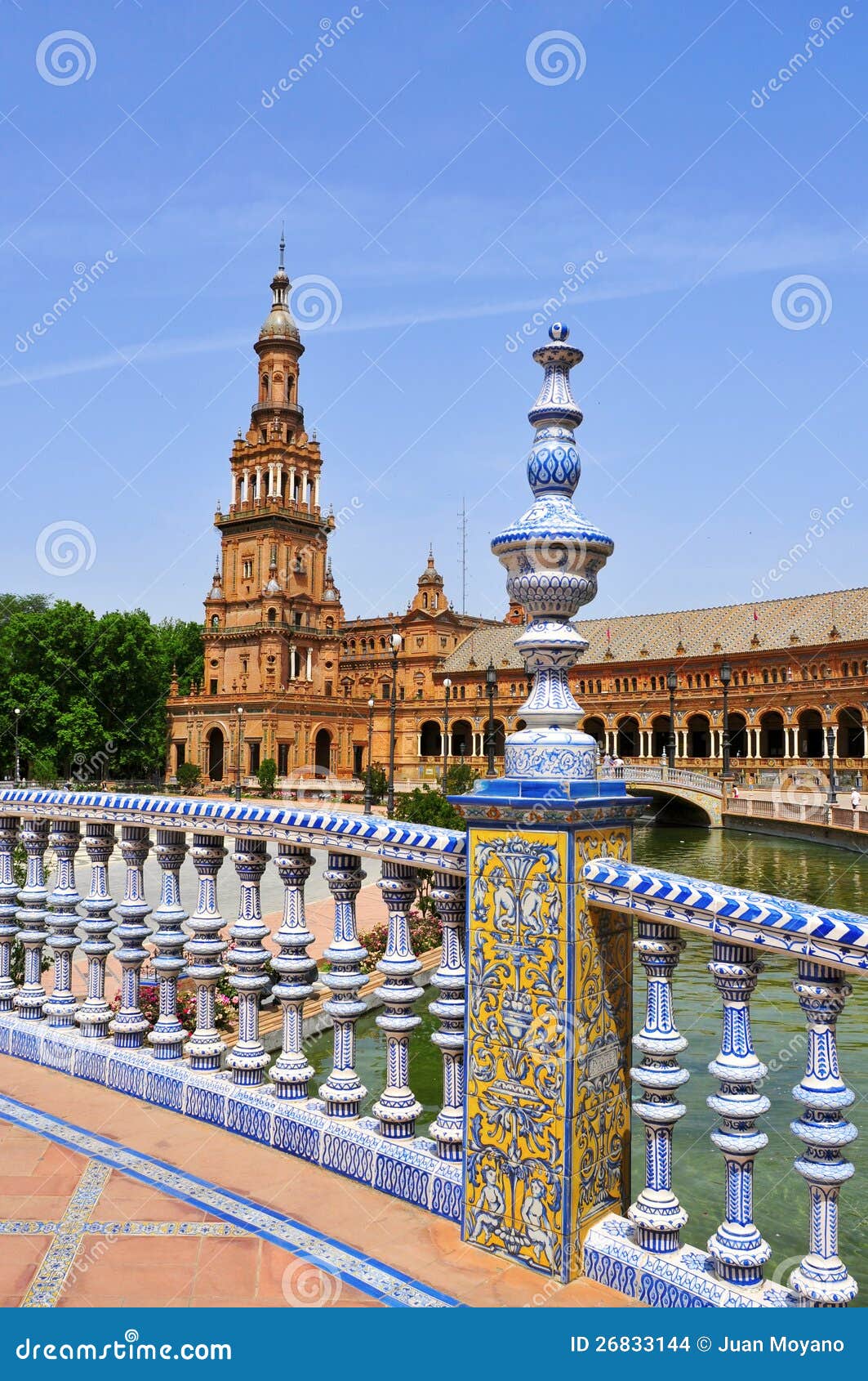 plaza de espana, in seville, spain