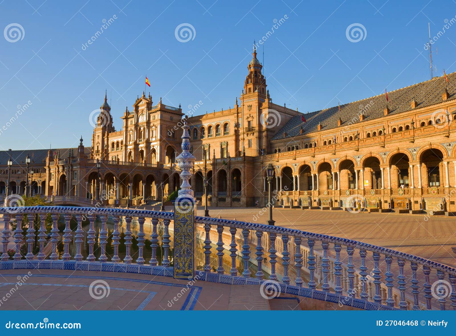 plaza de espana, seville, spain