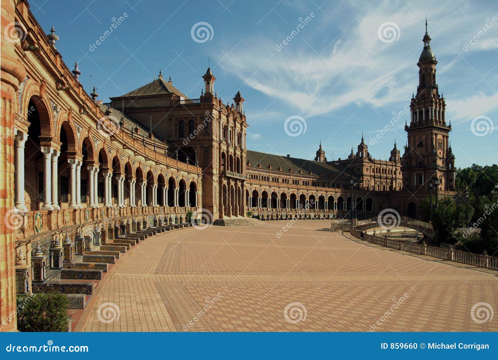 plaza de espana in seville, spain