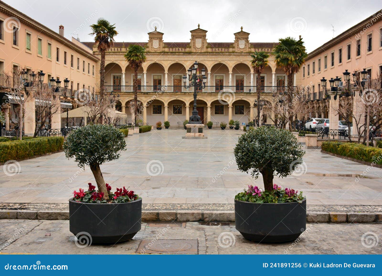 plaza de las palomas in guadix, granada, spain