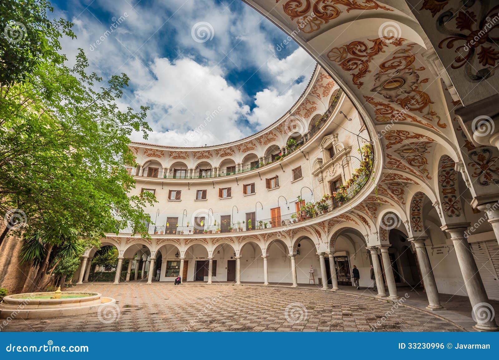 plaza del cabildo, seville, spain