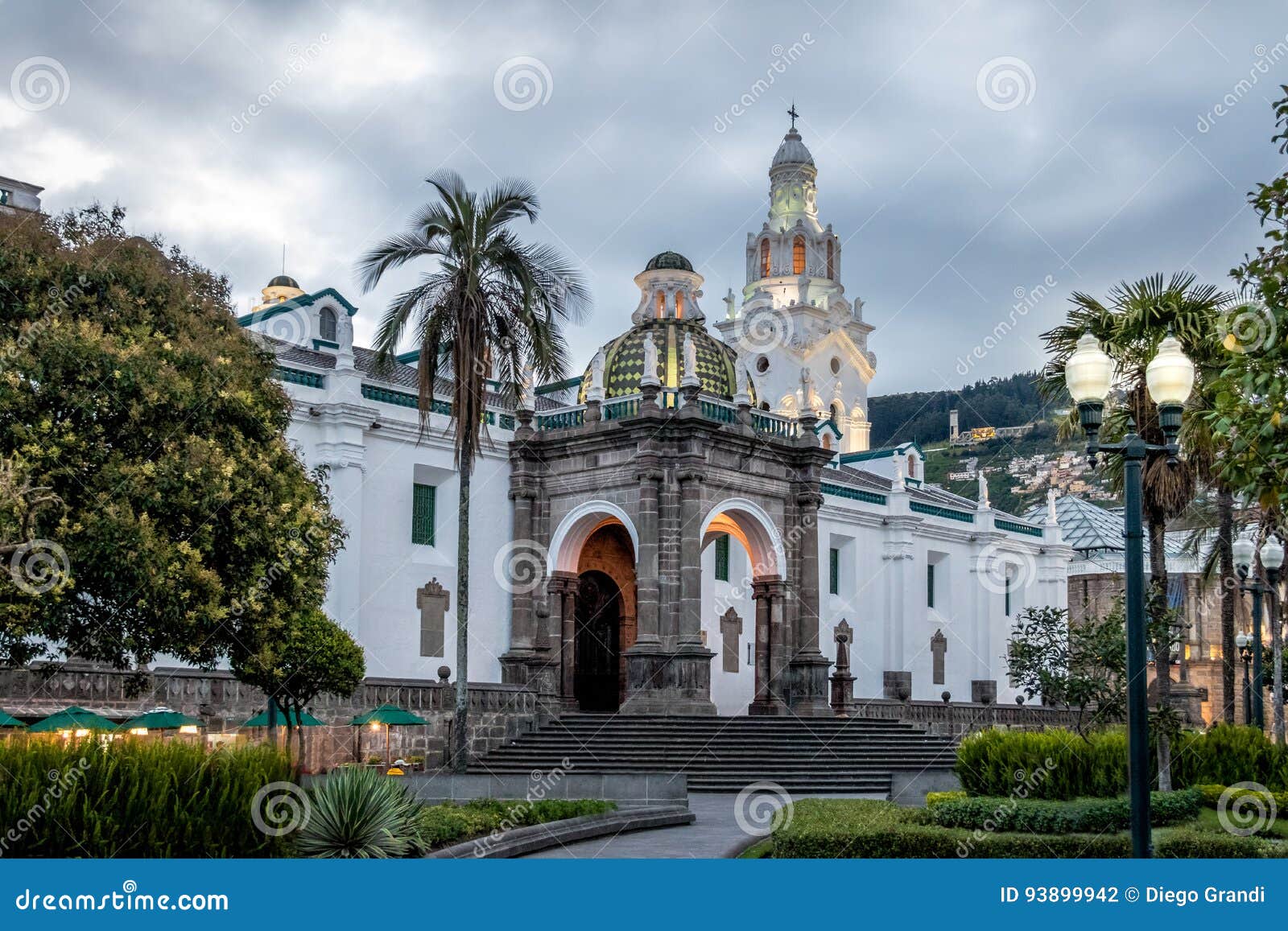 plaza grande and metropolitan cathedral - quito, ecuador