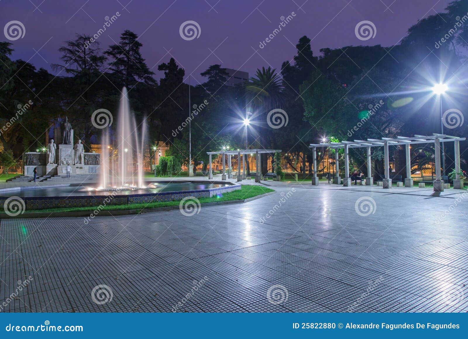 plaza italia mendoza argentina