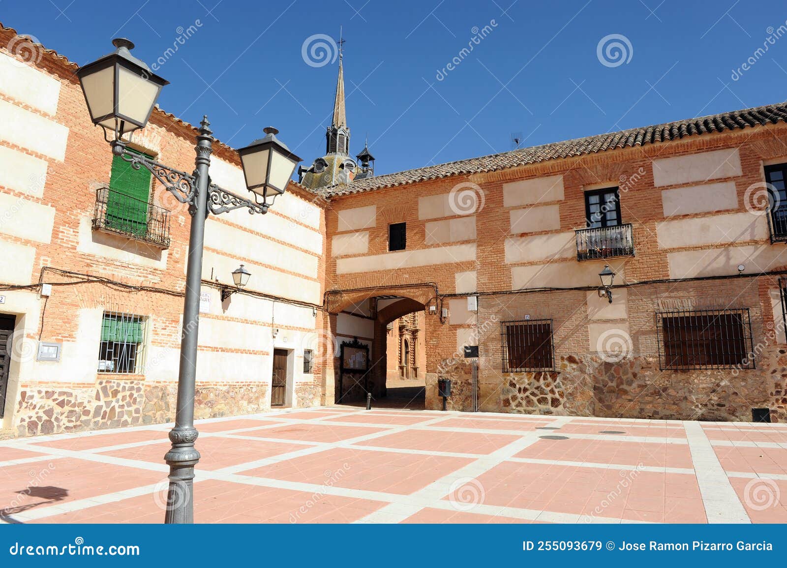 plaza rasillo de la mancha en san carlos del valle, provincia de ciudad real, espaÃÂ±a