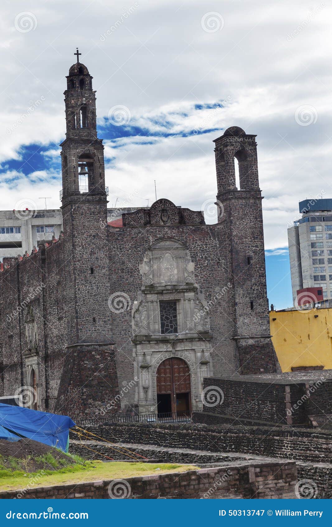 plaza of three cultures catholic church mexico city mexico