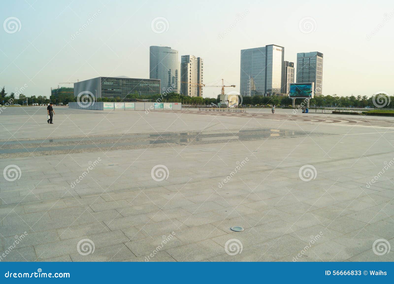Plaza προκυμαιών Baoan. Τετράγωνο παραλιών Baoan, σε Shenzhen, Κίνα