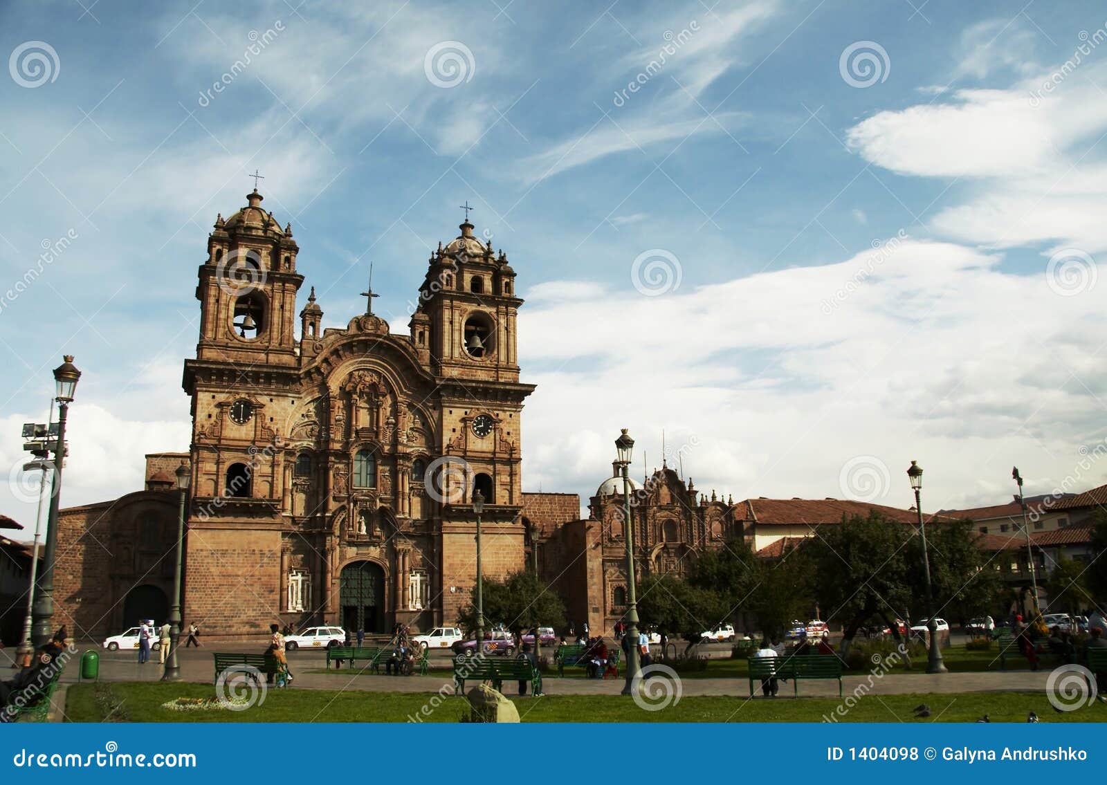 Plaze of Arms in Cuzco,Peru Stock Photo Image of portal, holiday 1404098
