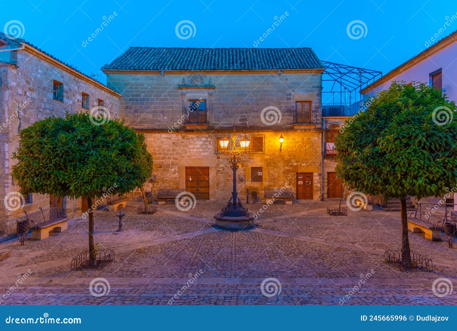 plazuela juan de valencia at spanish town ubeda.