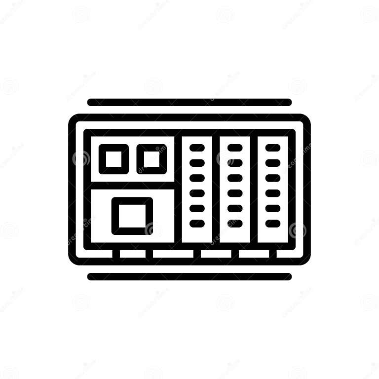 Black Line Icon For Plc Controller And Network Stock Illustration dublin-headquartered-icon-plc-reports-double-digit-third-quarter-profit