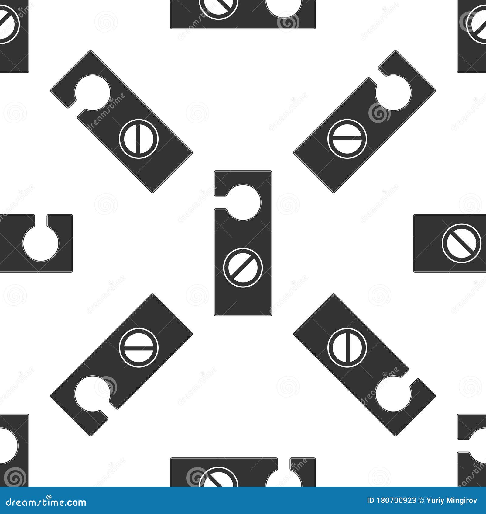 Download Please Do Not Disturb Isolated Icon Seamless Pattern On ...