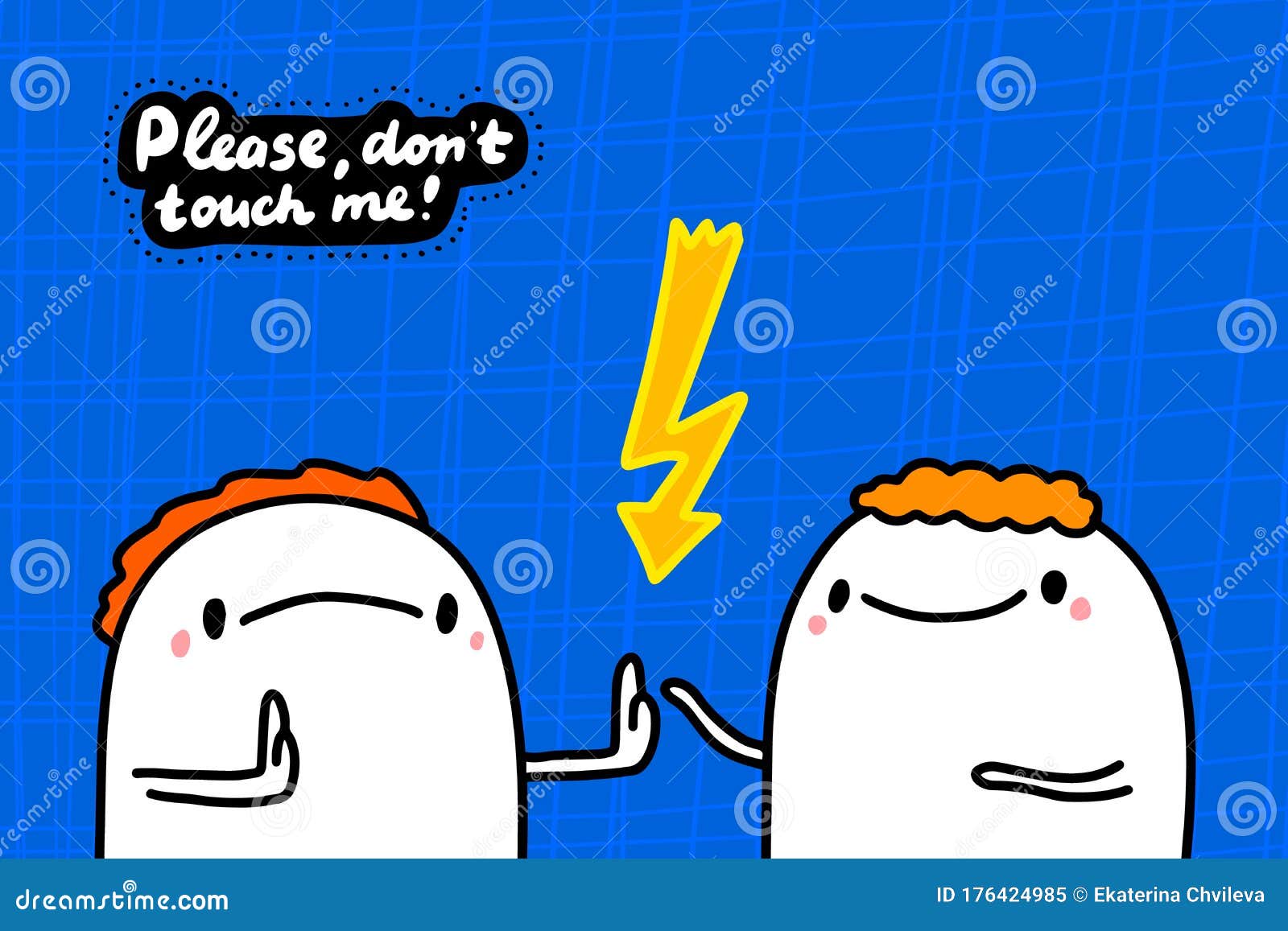 Please Don`t Touch Me Hand Drawn Vector Illustration in Cartoon Comic Stlye People Together Textured Background Stock Illustration - Illustration of drawing, coronavirus: 176424985 Please Don`t Touch Me Hand Drawn Vector Illustration in Cartoon Comic Stlye People Together Textured Background Stock Illustration - Illustration of drawing, coronavirus: 176424985