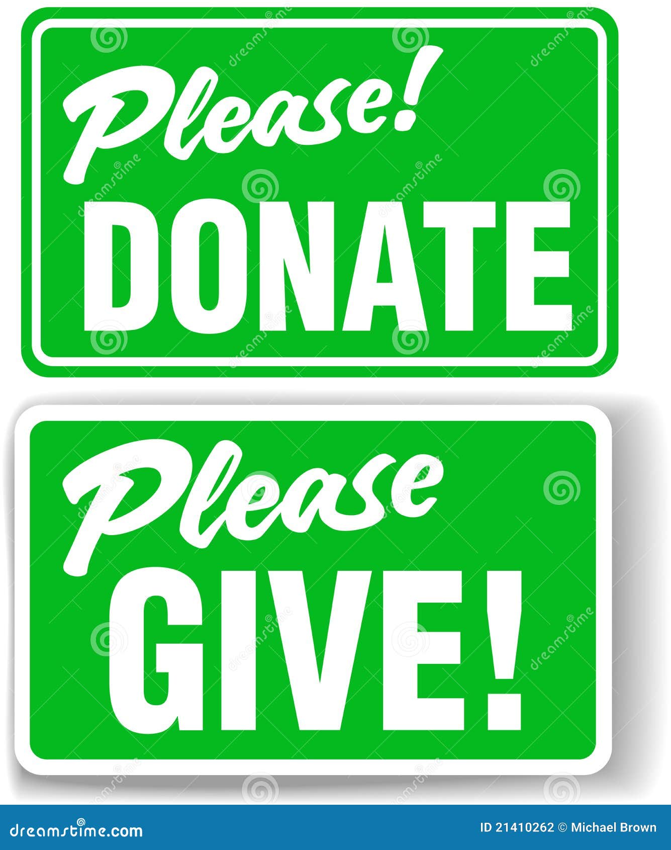 Please Donate Sign Stock Illustrations – 511 Please Donate Sign