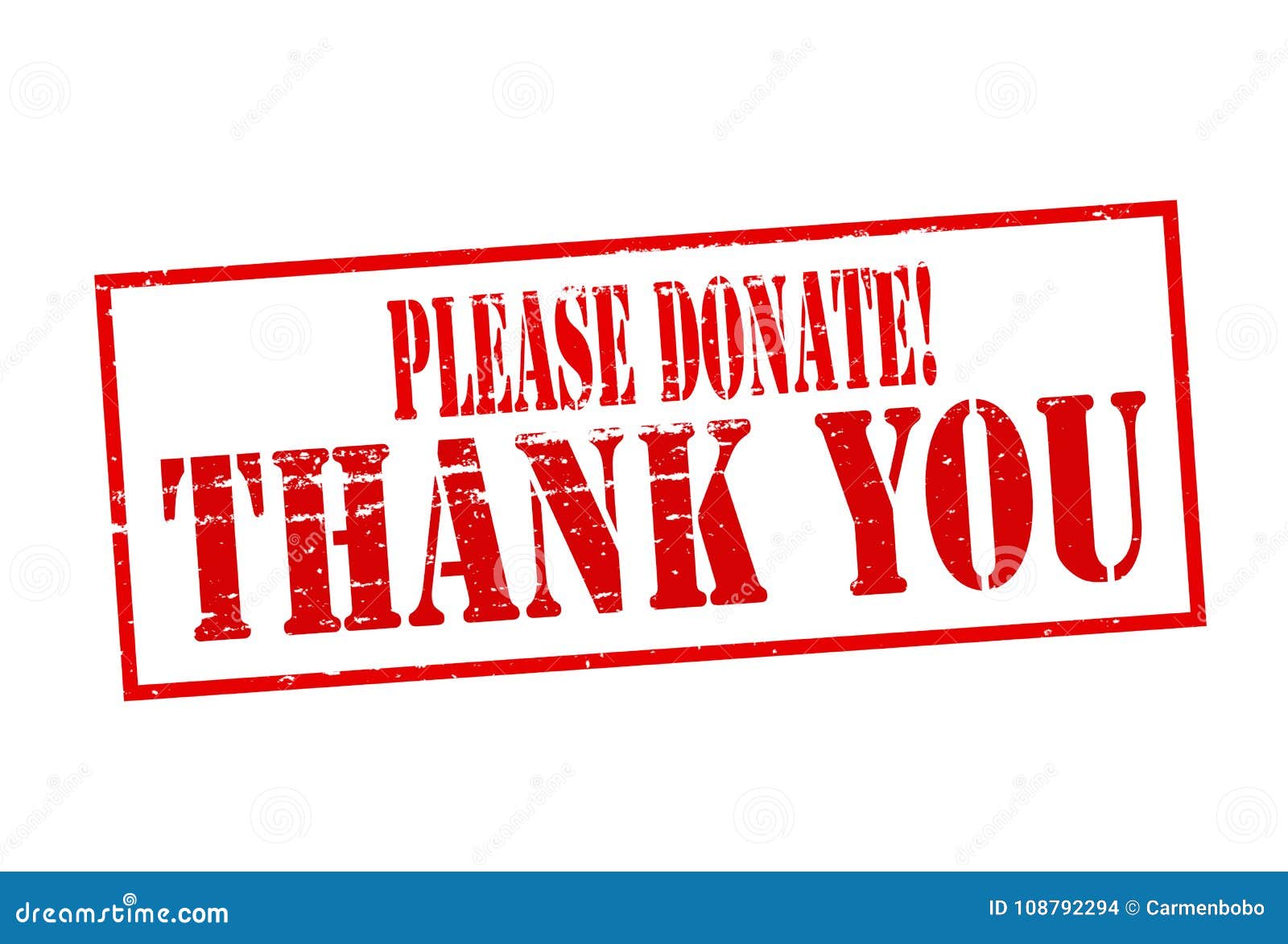 Please donate stock illustration. Illustration of sign - 109935756