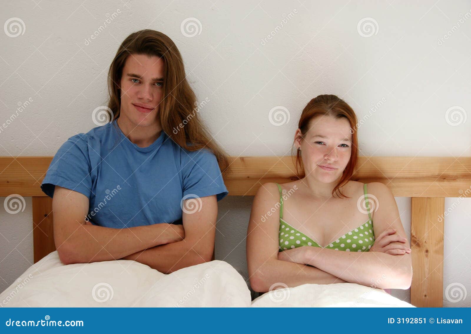 pleased man disappointed woman