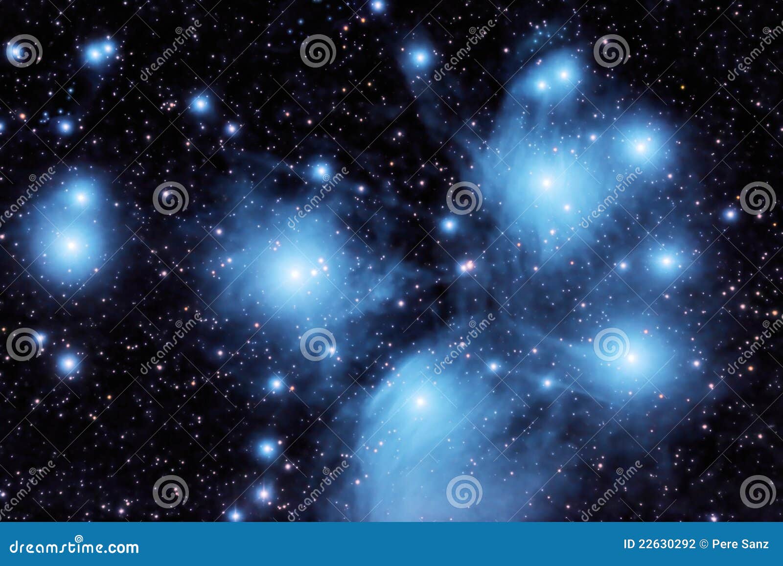 the pleiades open cluster
