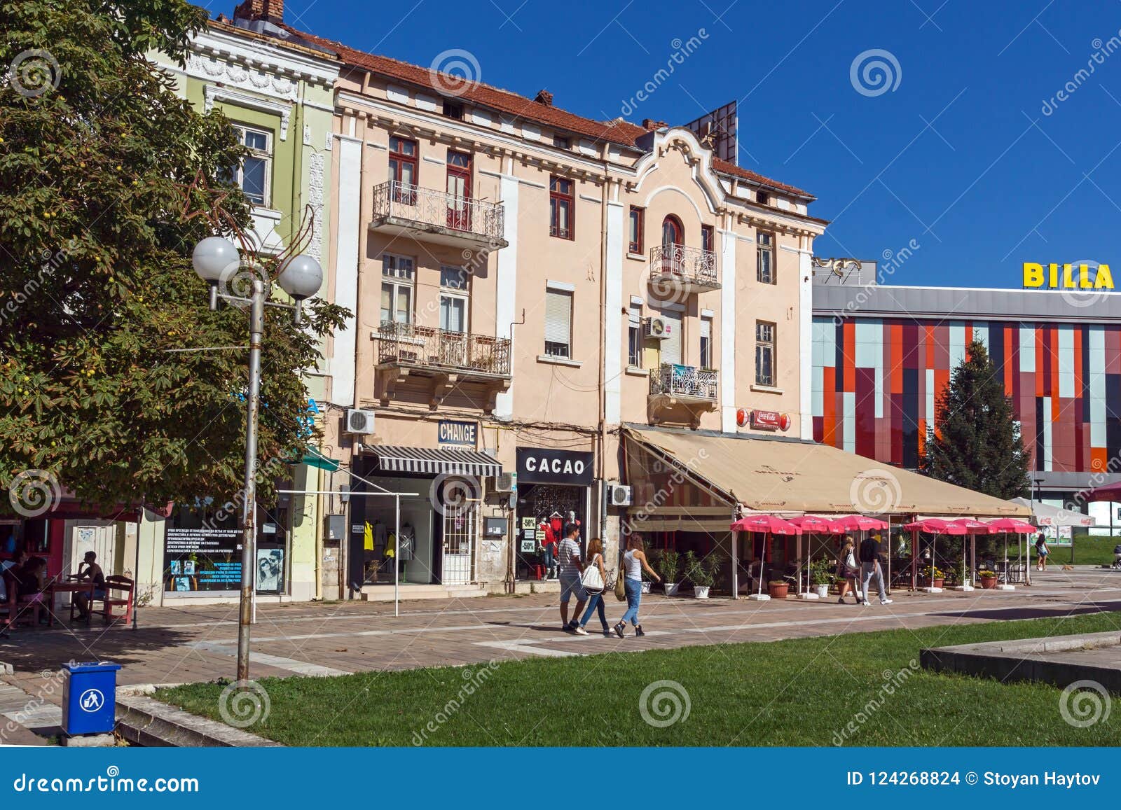 Central Street in City of Pleven, Bulgaria Editorial Stock Image ...