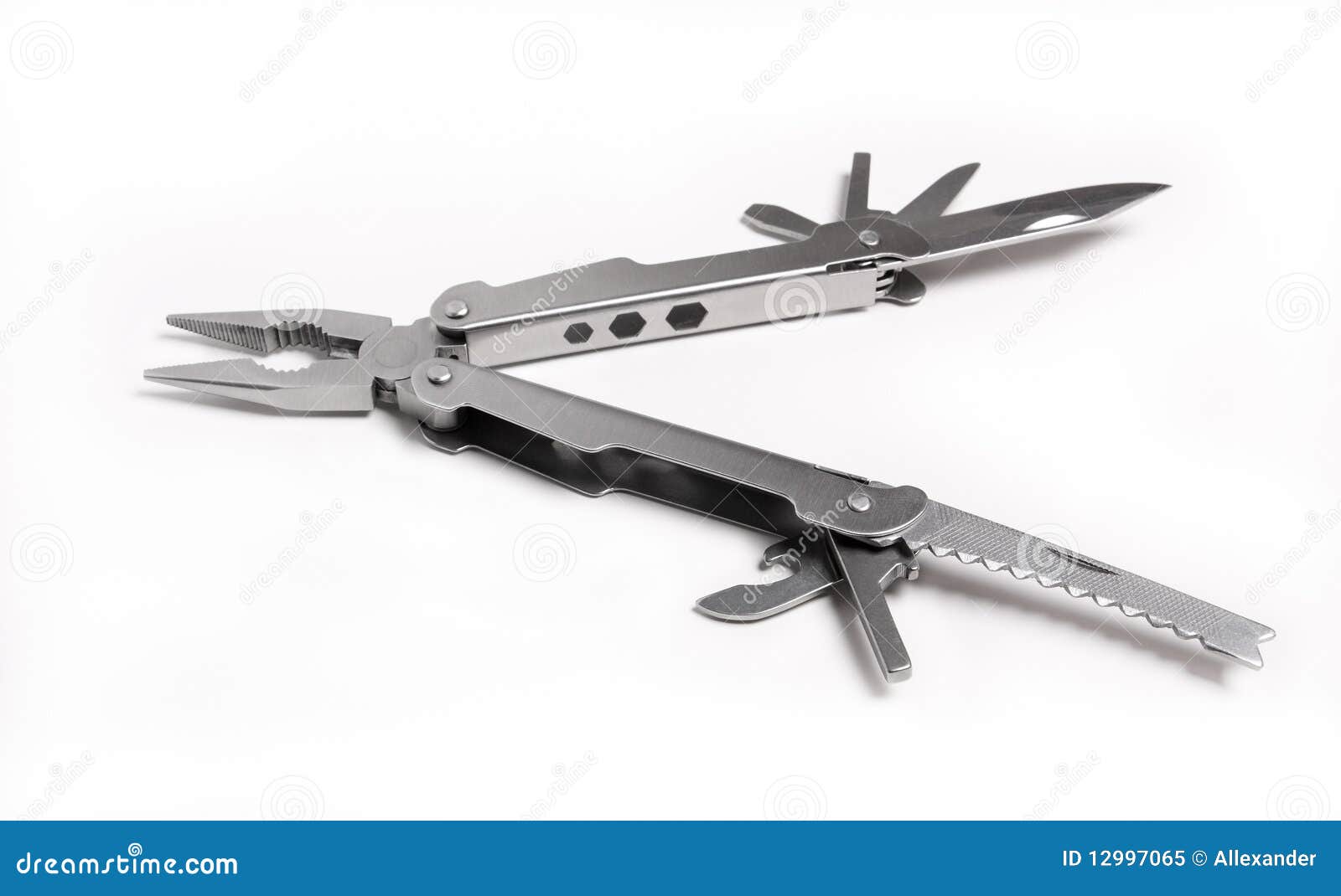 Pliers stock image. Image of instrument, steel, isolated 12997065