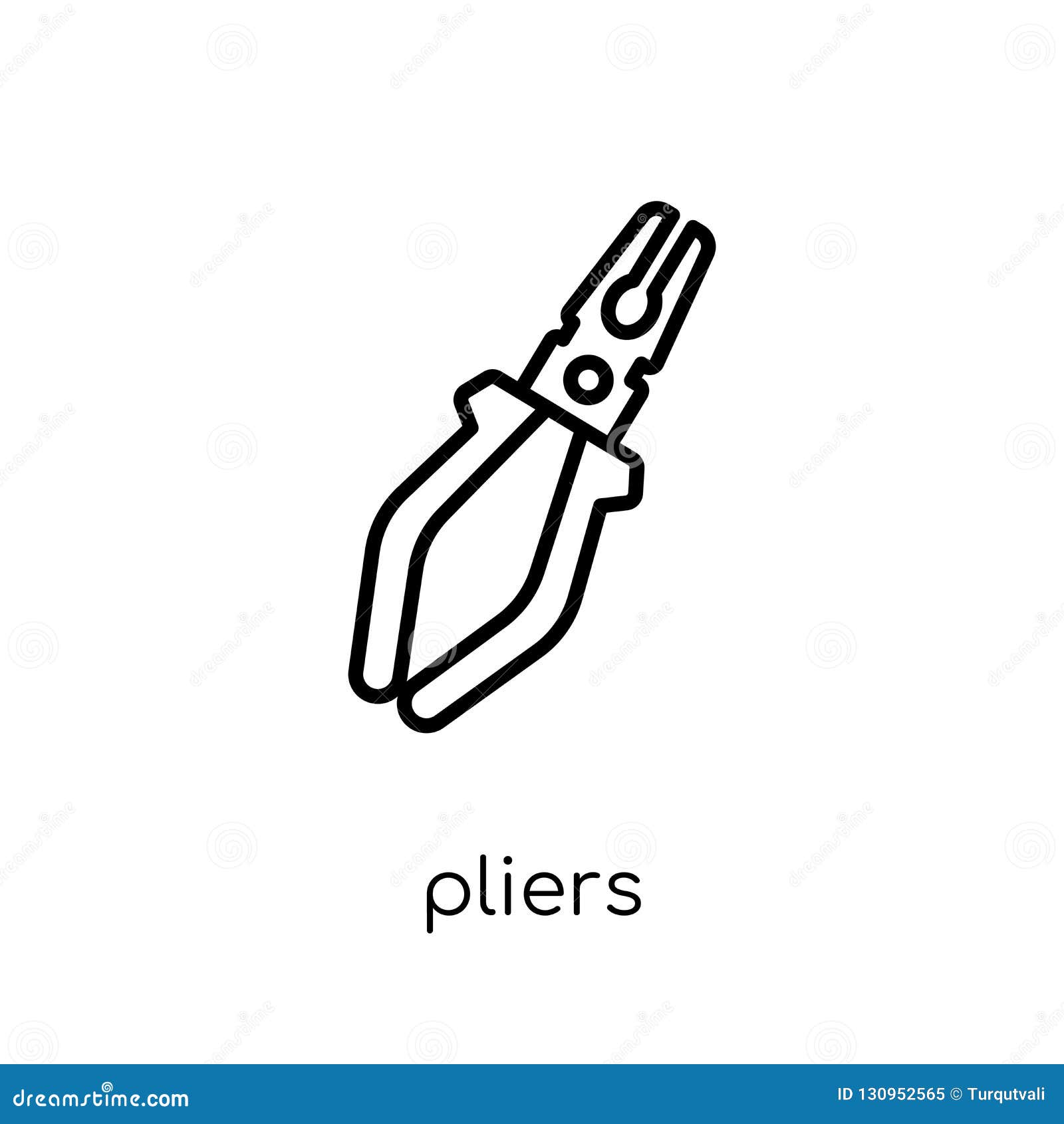 Pliers Icon from Collection. Stock Vector Illustration of repair