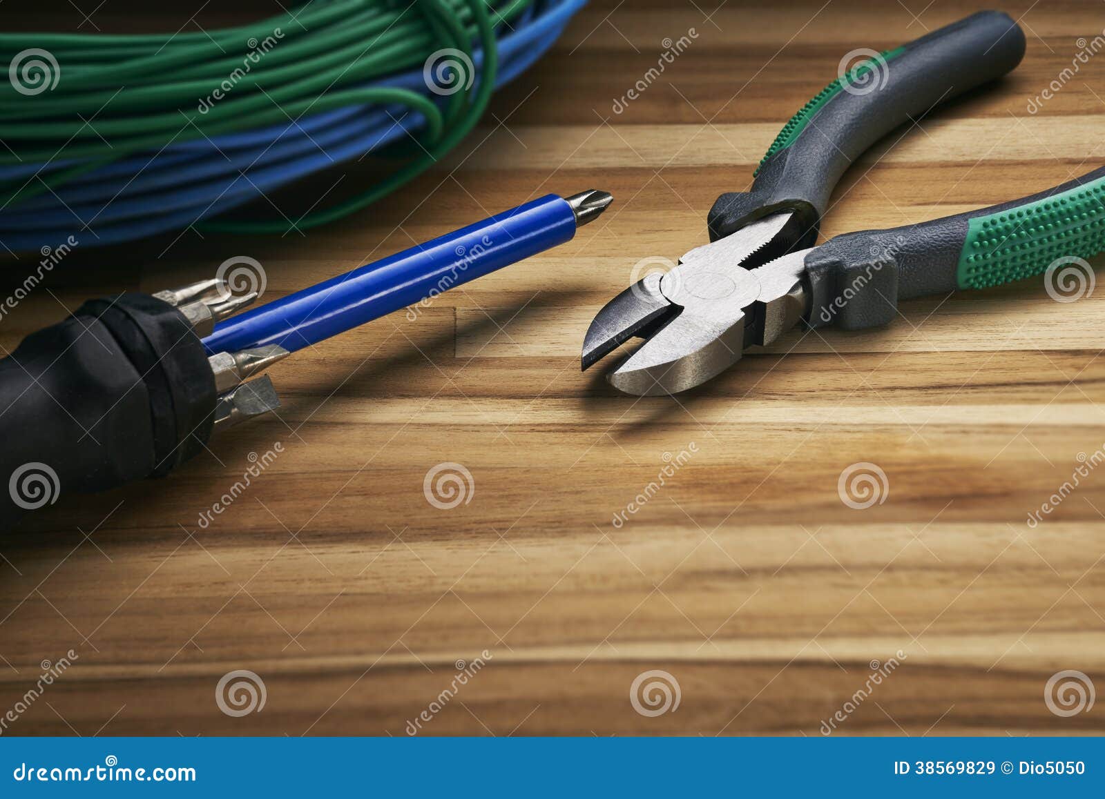 Pliers and screwdriver stock image. Image of repairing 38569829