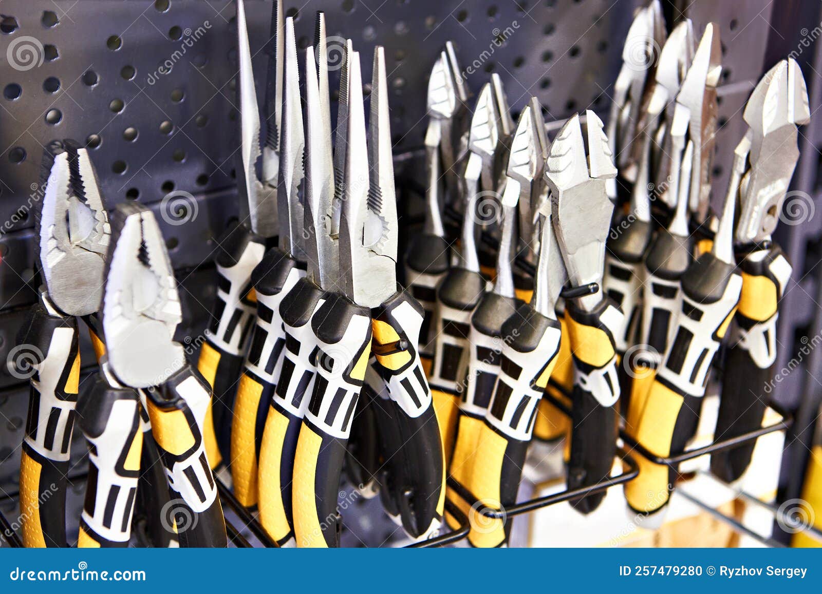 Pliers and Wire Cutters in Store Stock Photo Image of sale, shop