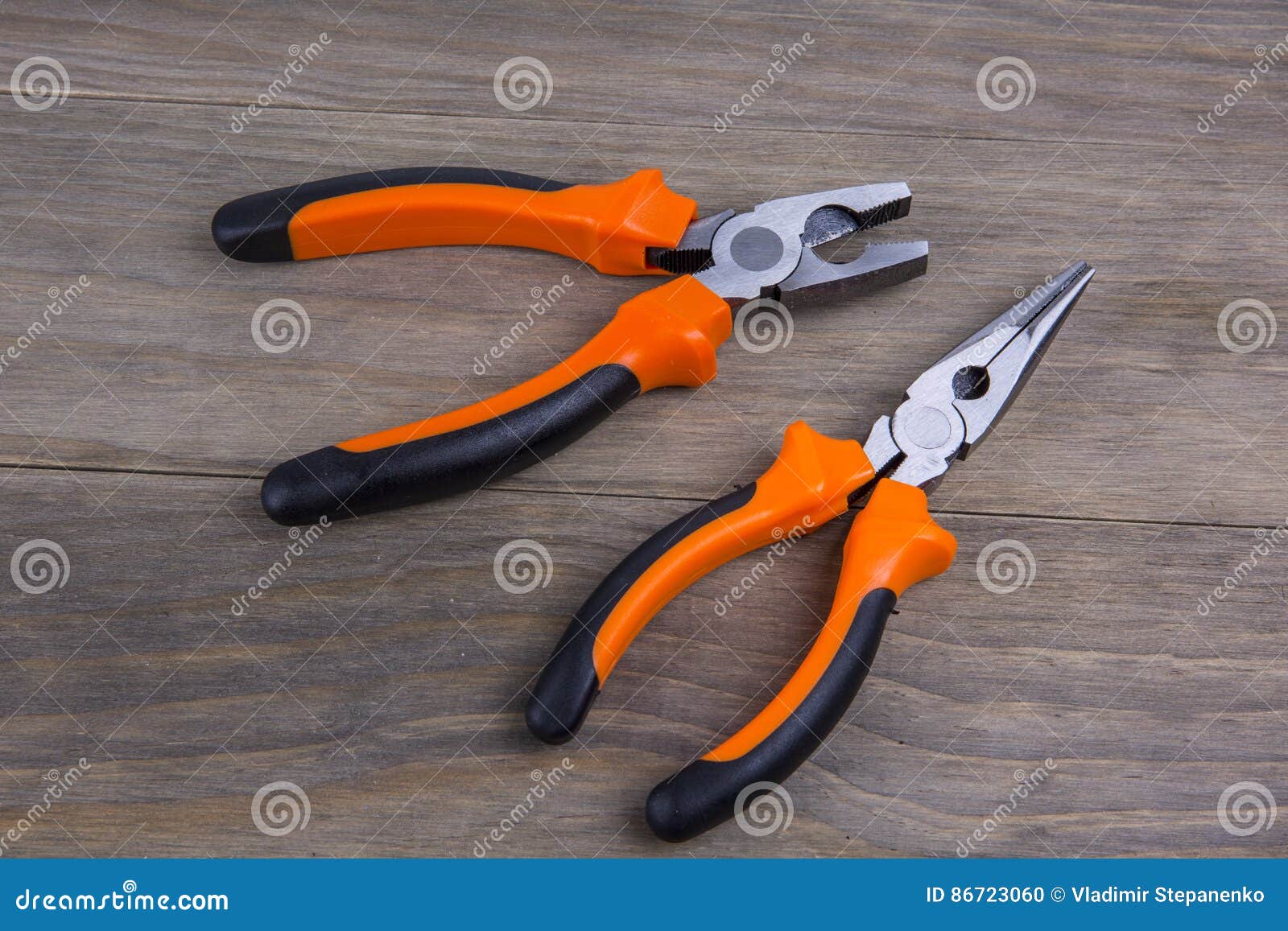 Pliers stock photo. Image of holding, black, instrument 86723060