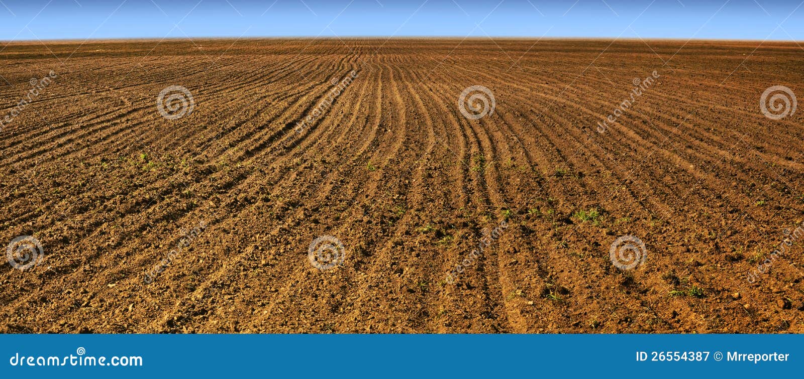 Ploughland stock image. Image of field, clear, ploughed 26554387