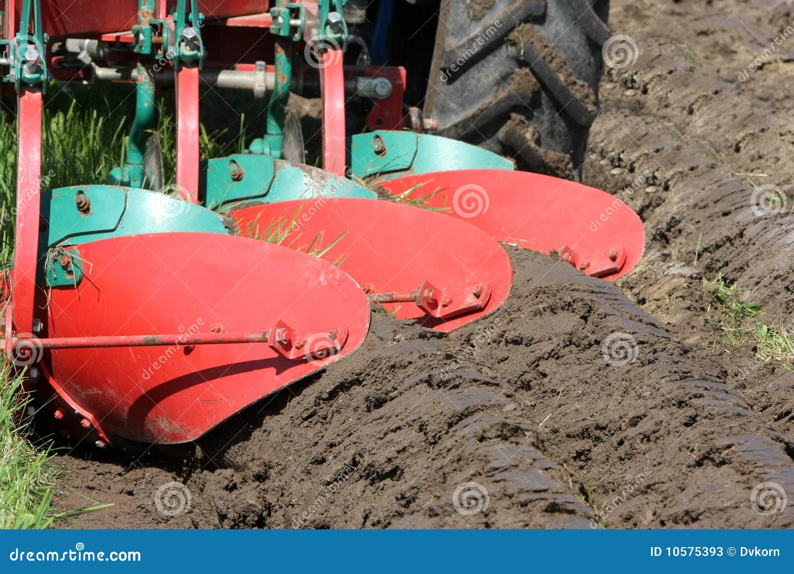plough and tractor