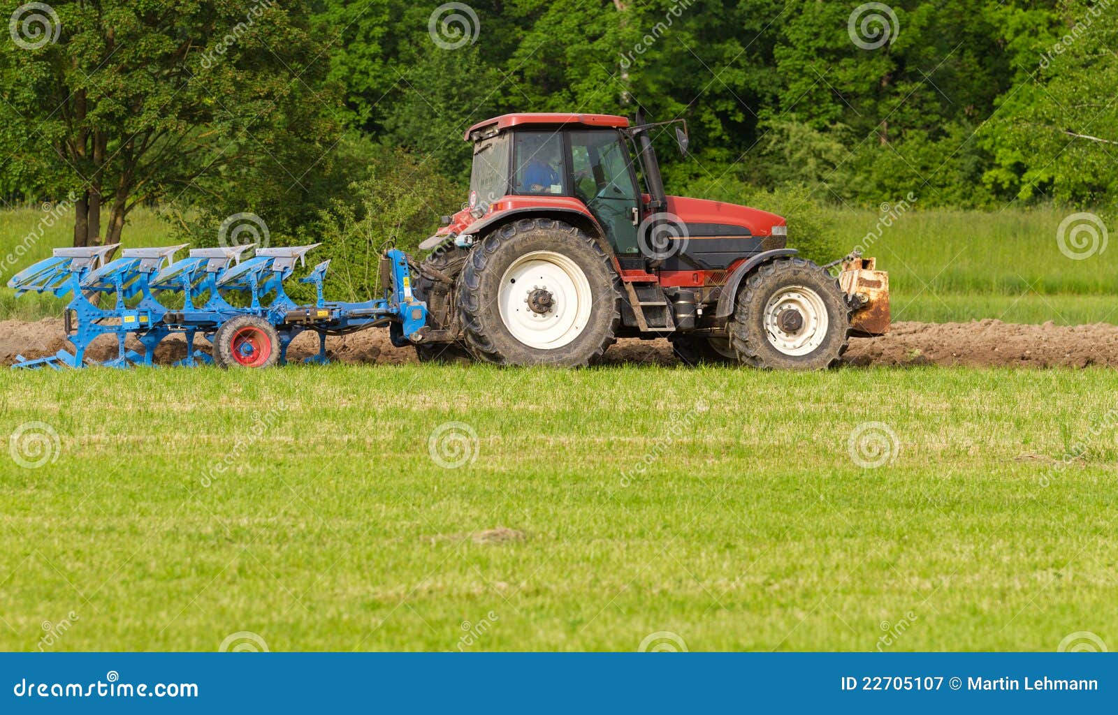 Ploughing a field stock image. Image of business, landscape 22705107