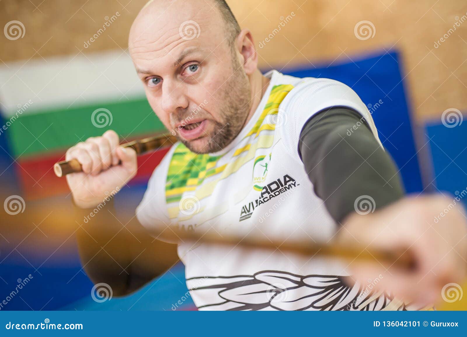 Kapap Instructor Fabian Garcia Demonstrates Filipino Escrima Stick