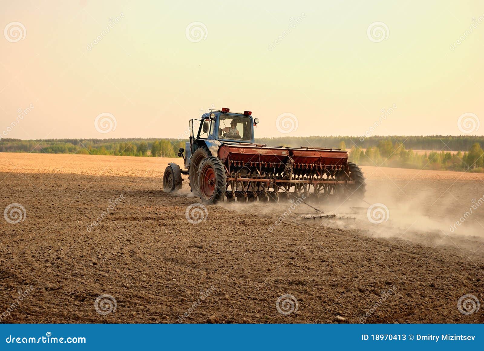 Plowing the Land. Agricultural Work Stock Image Image of farm