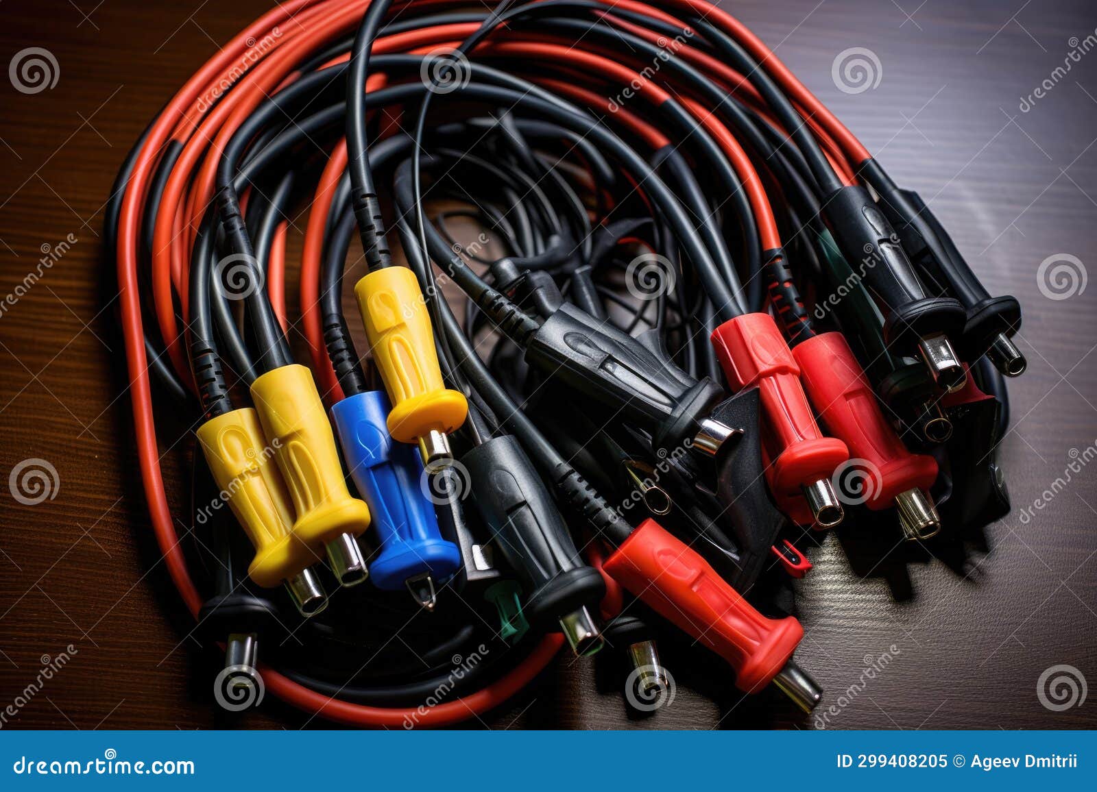 Plug Red Black Wire Audio Electricity Object Electronic Cables White