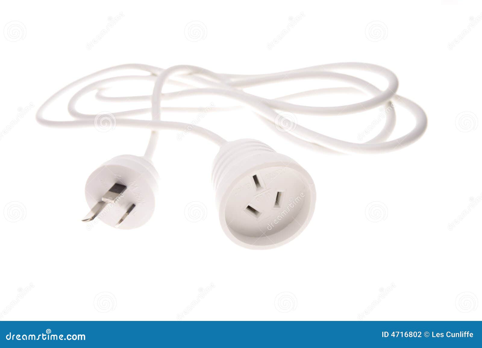 Plugs and cable stock photo. Image of sockets, dangerous 4716802