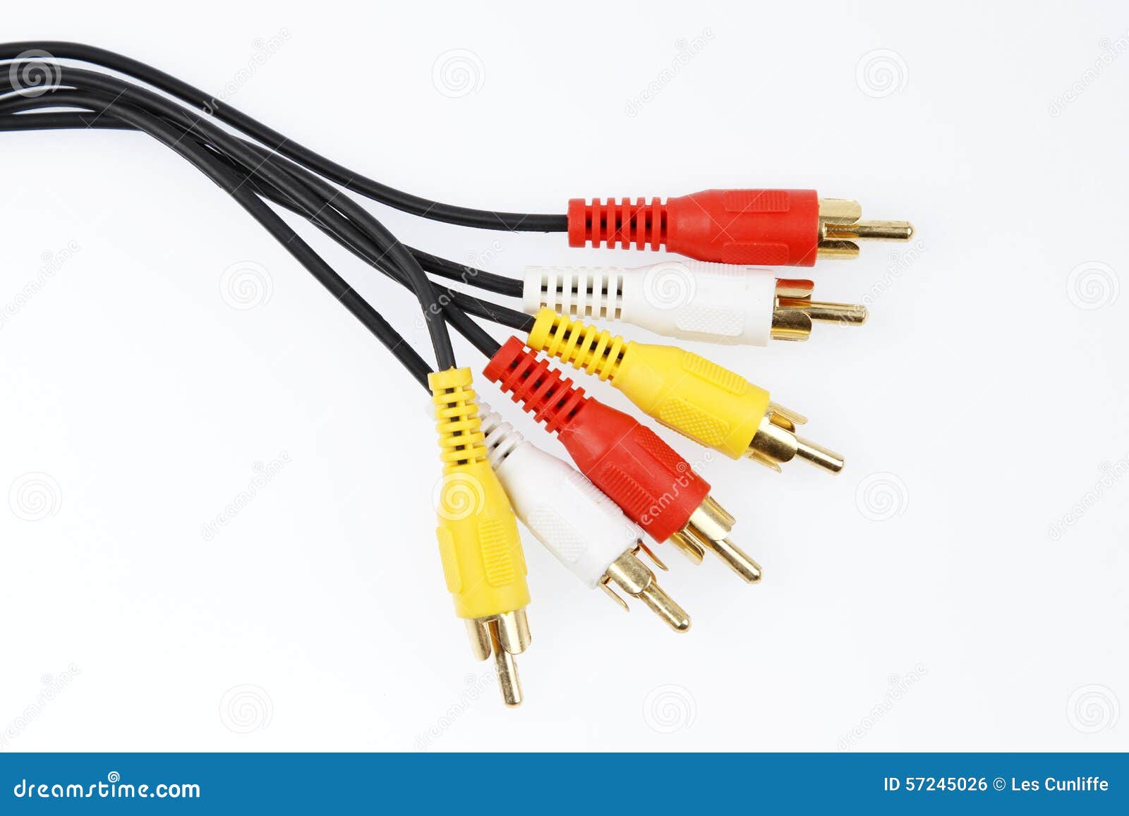Plugs and cables stock photo. Image of plug, object, video 57245026