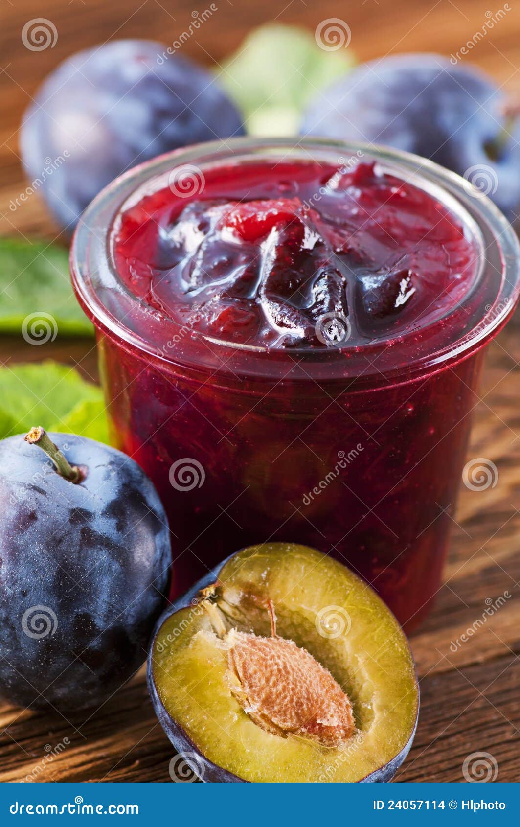 Plum marmalade stock photo. Image of homemade, fresh 24057114
