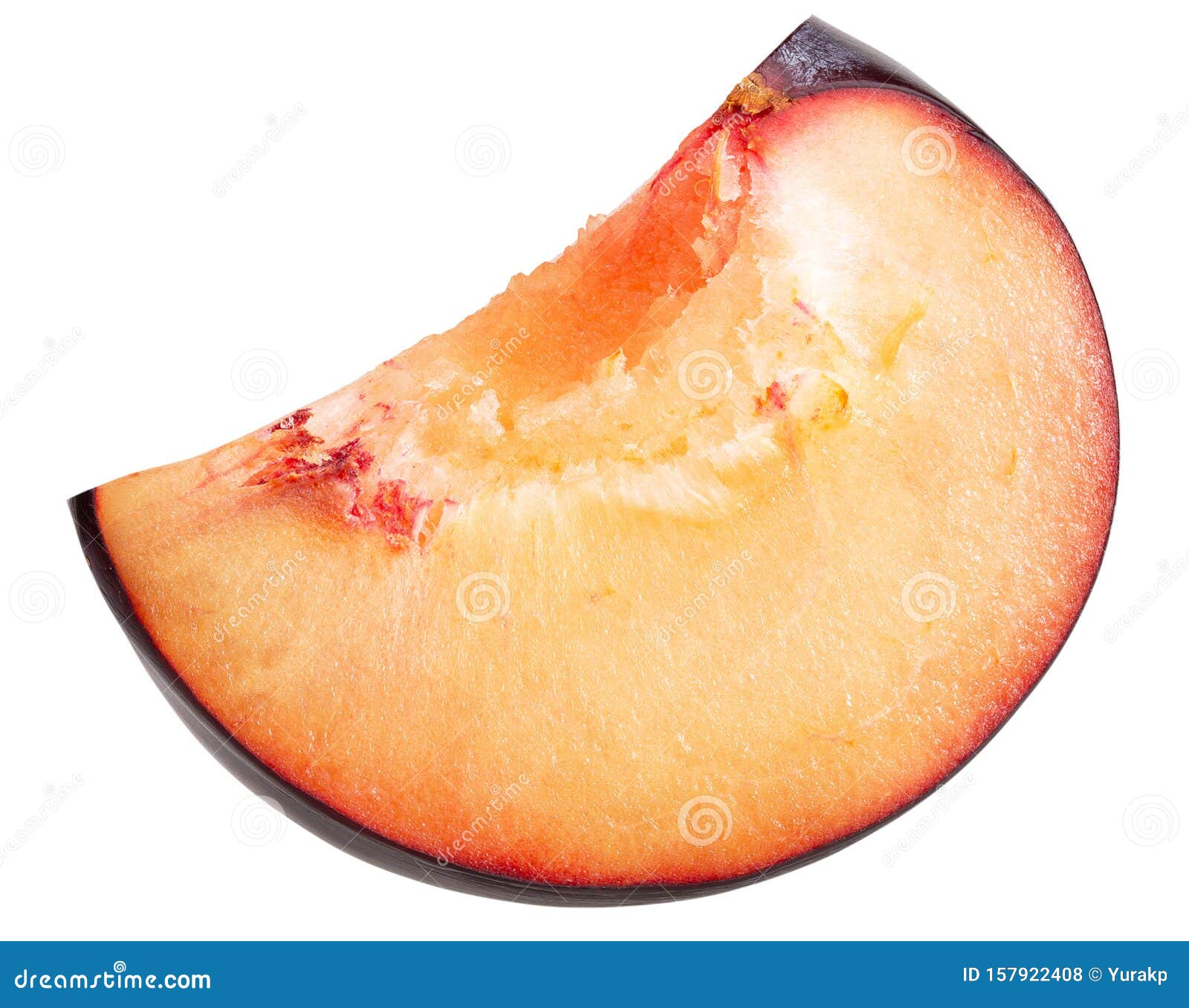 Plum Slice Isolated on a White Background Stock Photo Image of plum