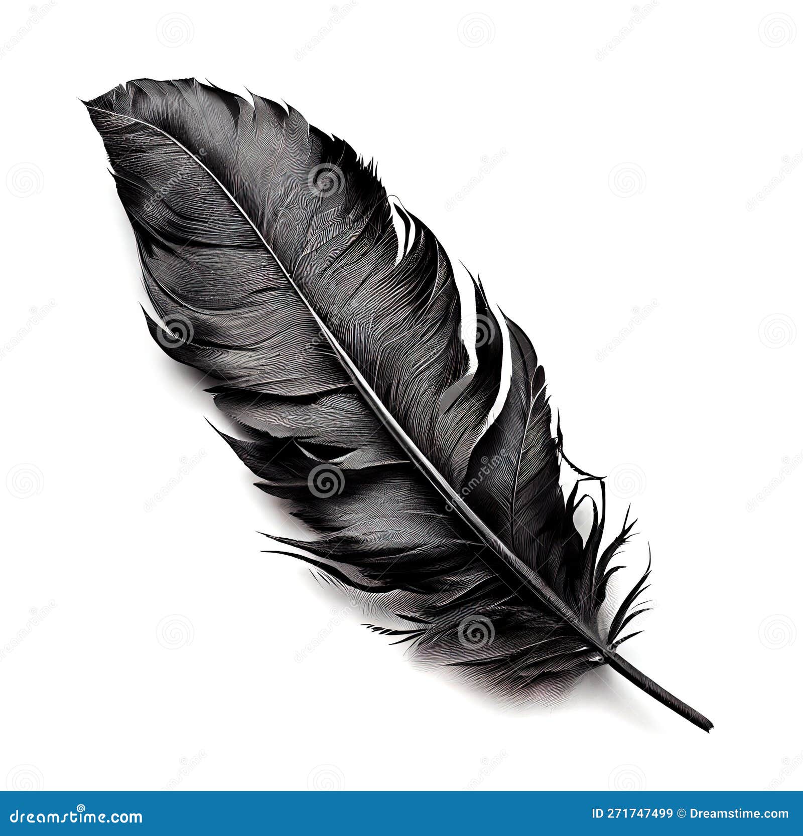 Plumas Negras Aisladas Ciruela Cisne Oscuro Pájaro Gris Oscuro Plumas  Abstractas Generativas Ai Ilustración Stock de ilustración - Ilustración de  objeto, plumas: 271747499