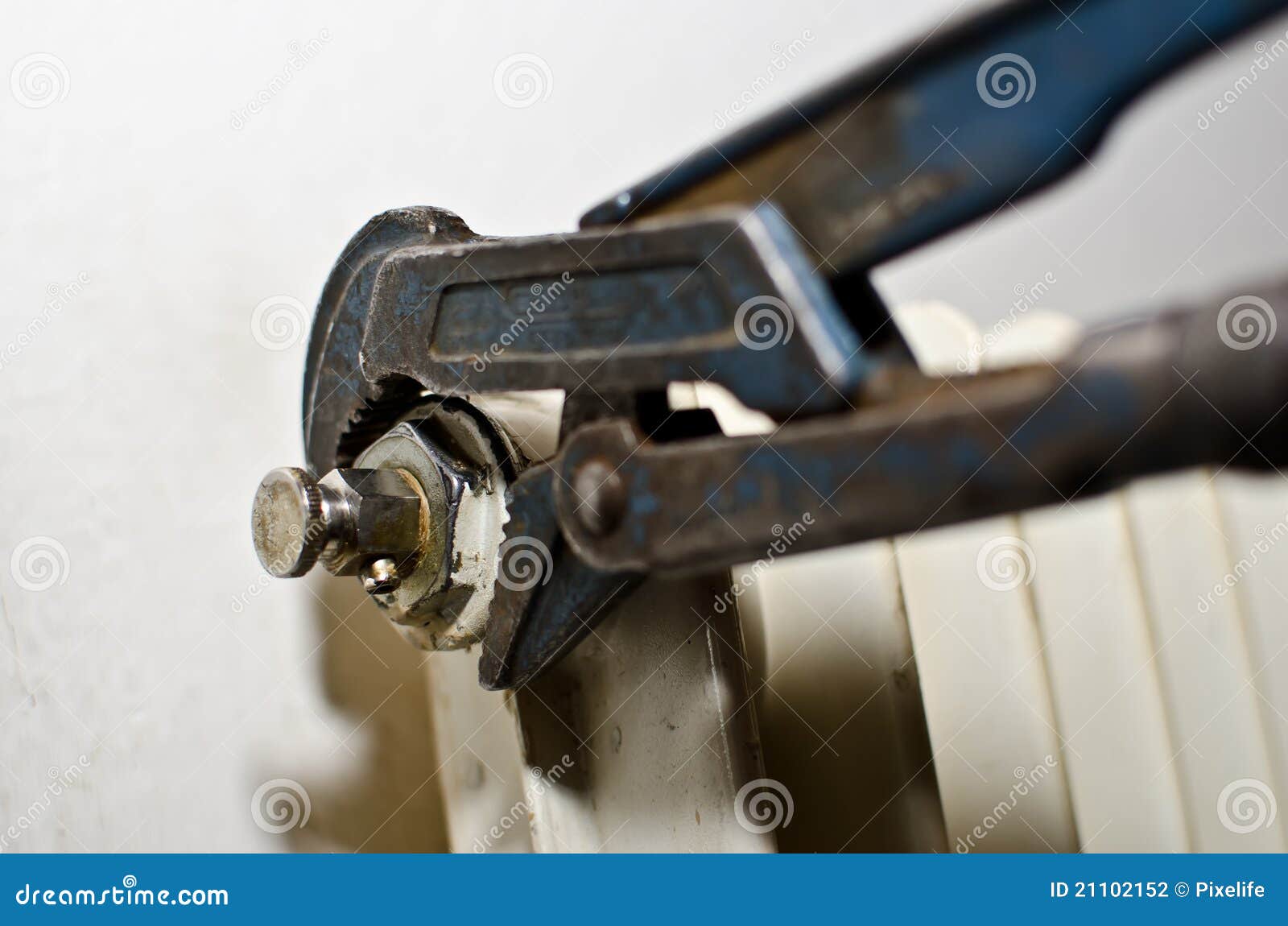 Plumber pipe Wrench stock photo. Image of plumber, repairs 21102152