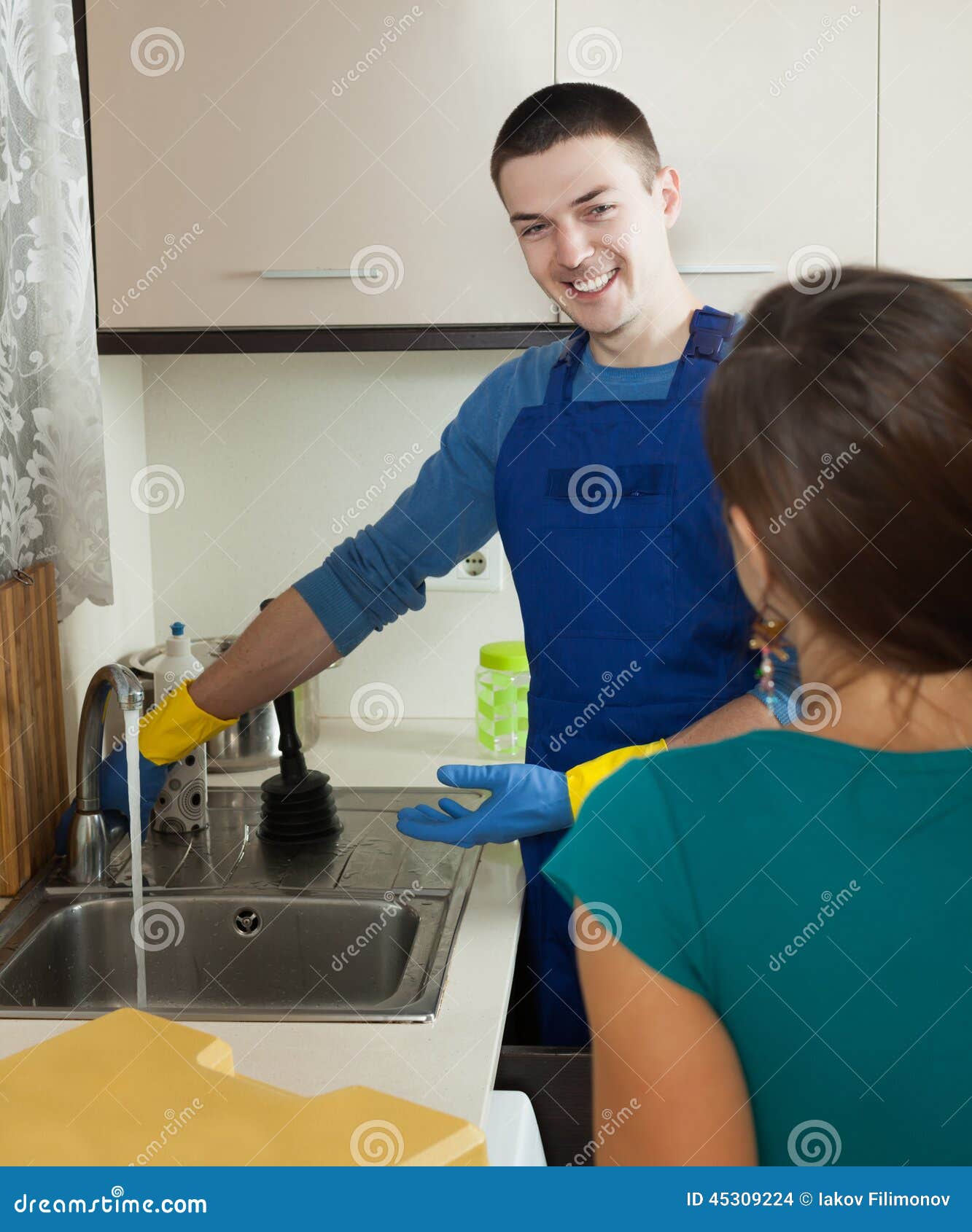 plumber with housewife german