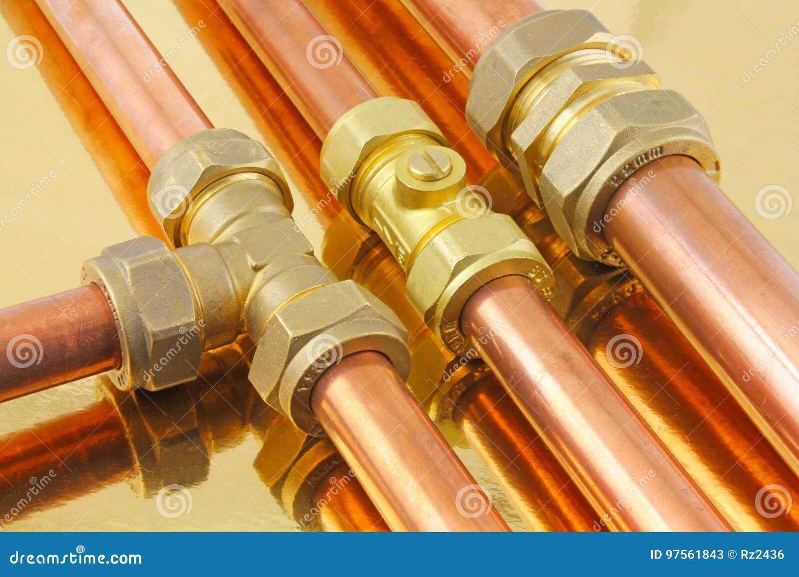 plumber`s pipes and fittings