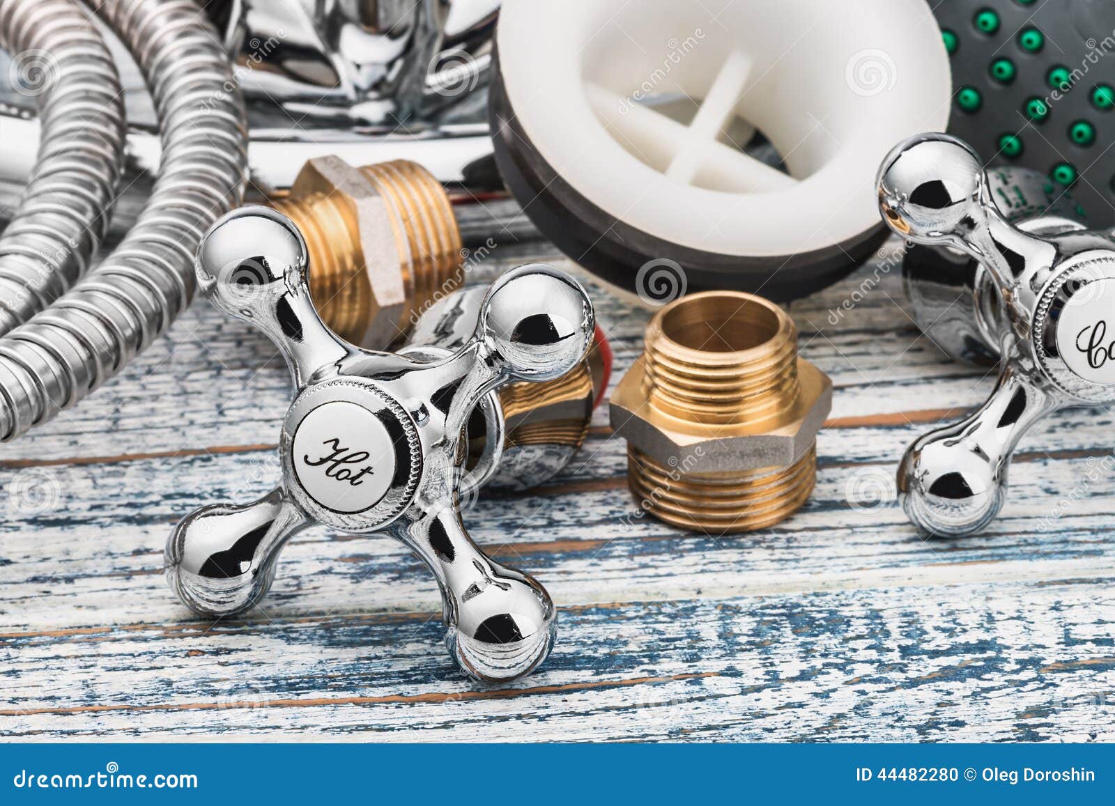 Plumbing and accessories stock photo. Image of draft 44482280