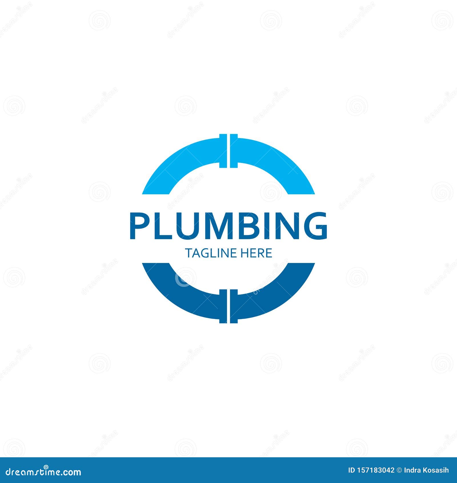 Plumbing Logo Vector Icon Illustration Stock Vector - Illustration of ...