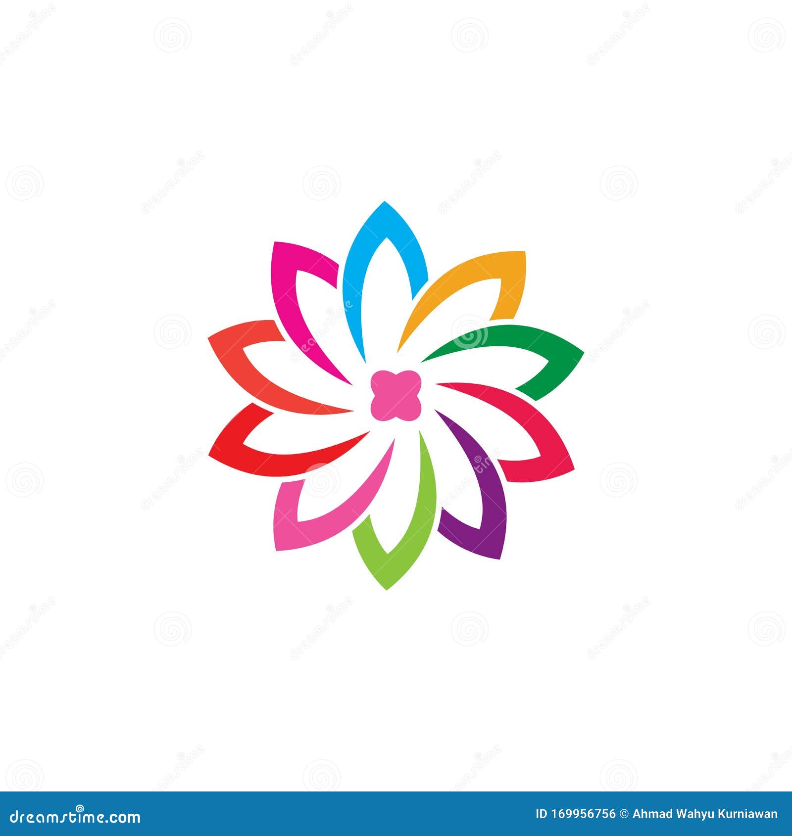Plumeria flower logo stock vector. Illustration of fresh 169956756
