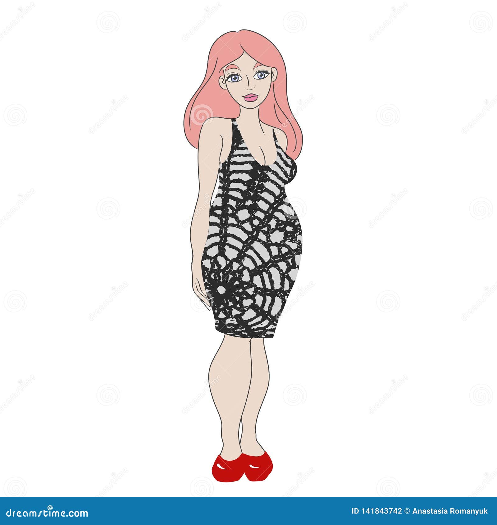 https://thumbs.dreamstime.com/z/plump-girl-vector-dress-big-breasts-plump-girl-vector-dress-big-breasts-141843742.jpg