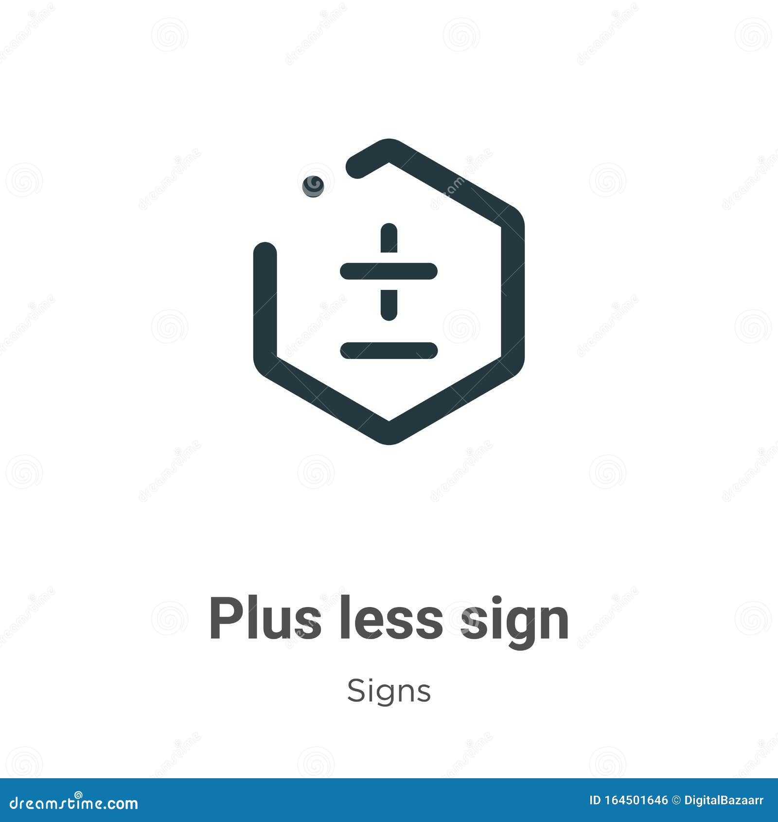 Download Plus Less Sign Vector Icon On White Background. Flat ...