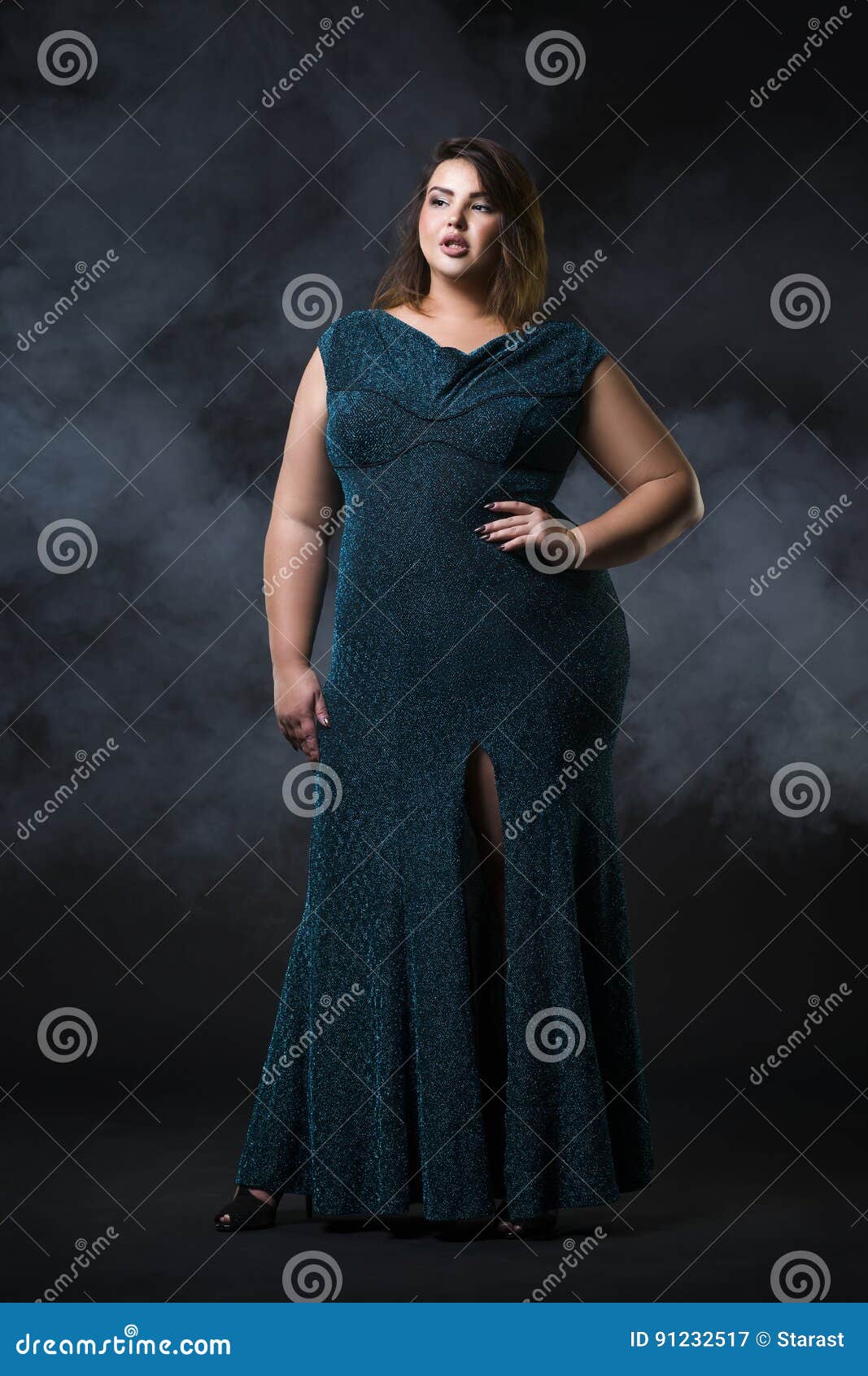 long dress for fat ladies