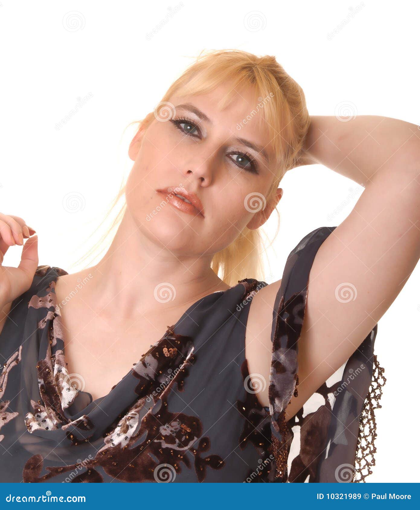 Plus Size Model Stock Image Image Of Fierce Blond Girl