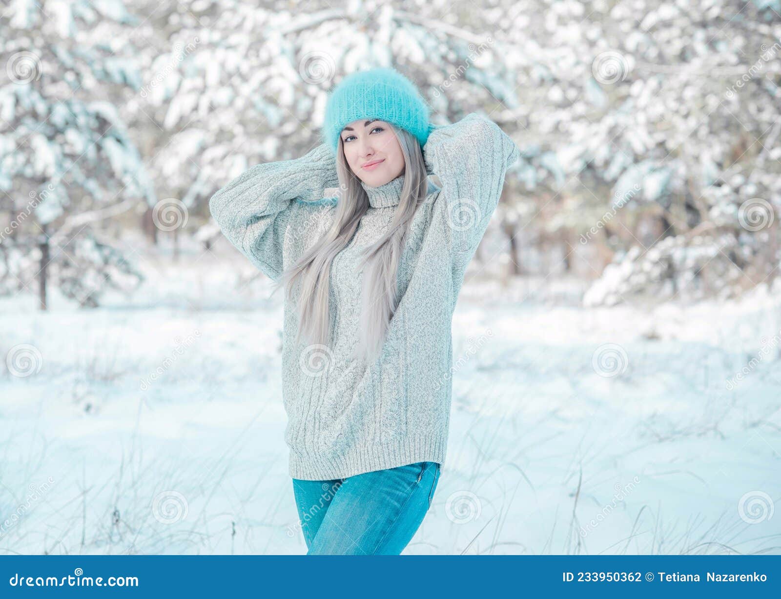 Plus Size Woman at Winter Clothes,casual Collection Stock Photo - Image of  cold, outdoor: 233950362