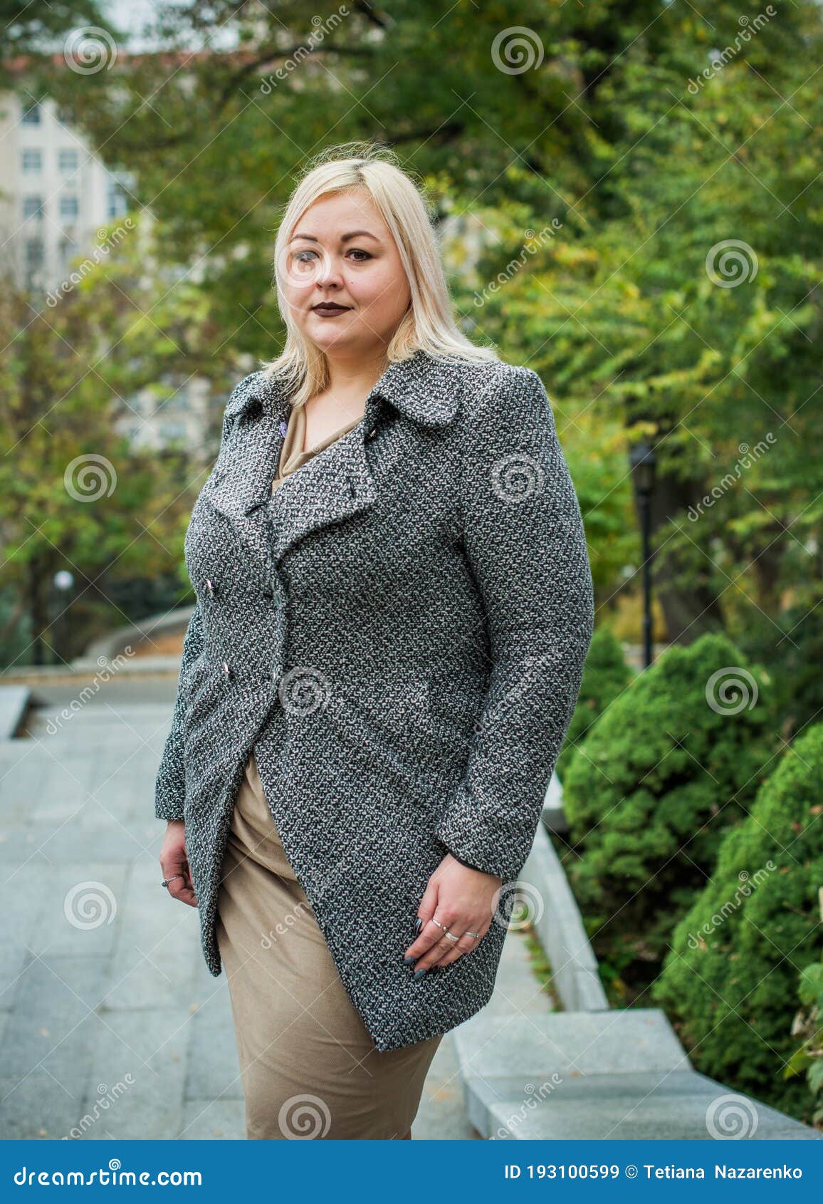 Plus Size Young Woman at City, Lifestyle Stock Image - Image of happy,  body: 193100599