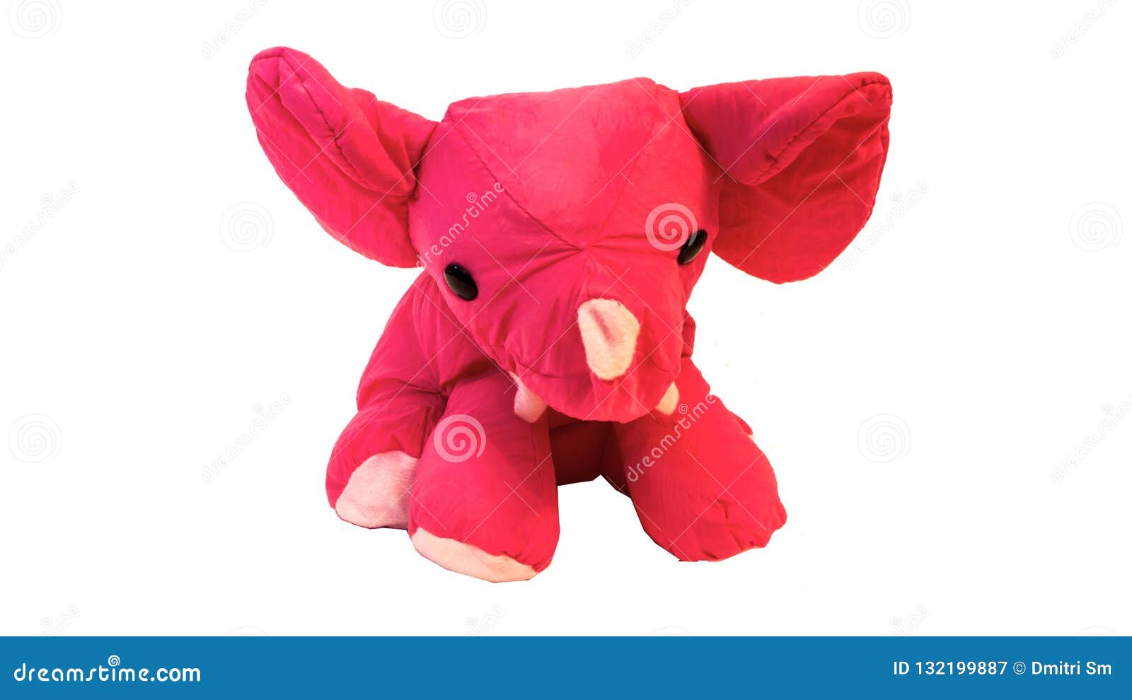 red elephant stuffed animal
