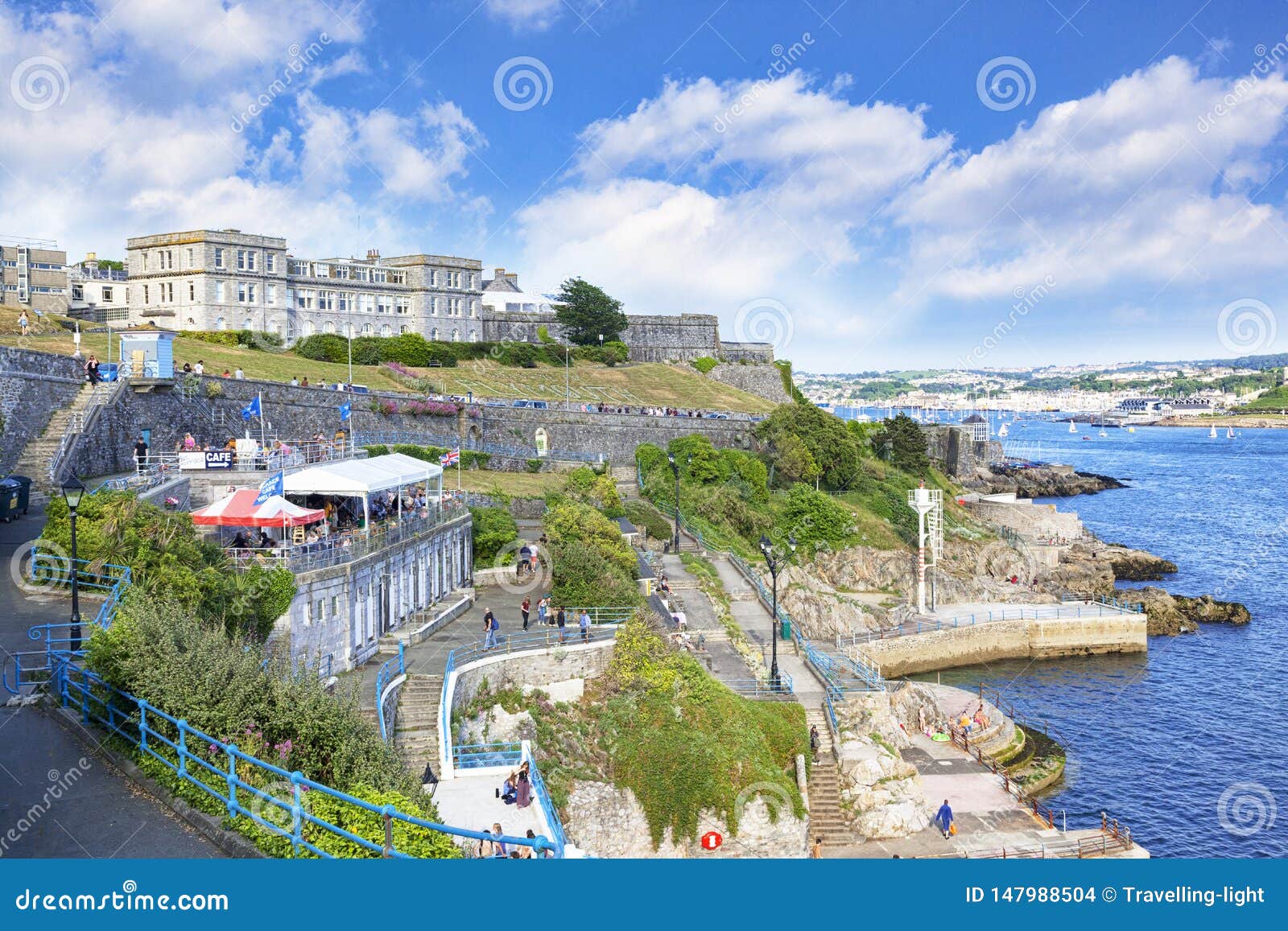 Plymouth Waterfront Devon UK Editorial Stock Image - Image of costal